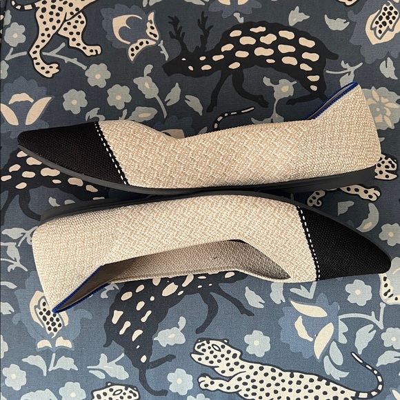 Rothy’s The Point II Herringbone Captoe Flats, 10 - Picture 10 of 16